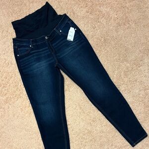 Time and Tru comfort stretch skinny Maternity Jeans 12-14 L